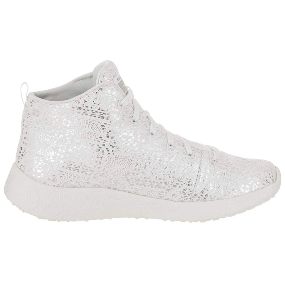 Skechers Women Burst Seeing Stars WhiteSilver High